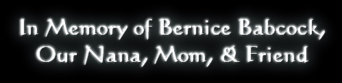 Memory of Bernice Babcock